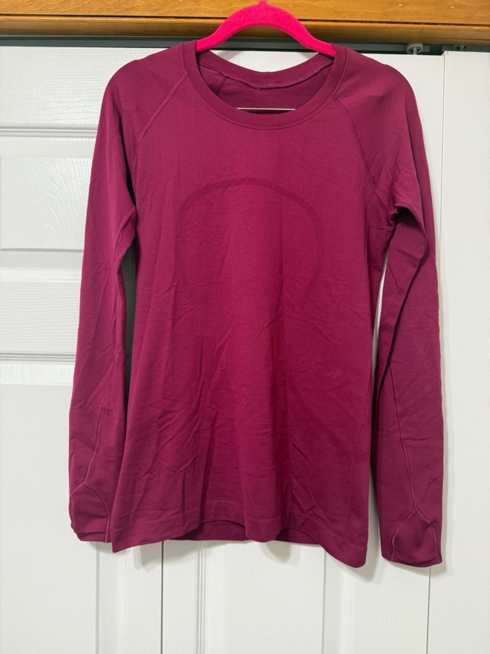Lululemon Seamless Long Sleeve Athletic Top Thumbhole Yoga